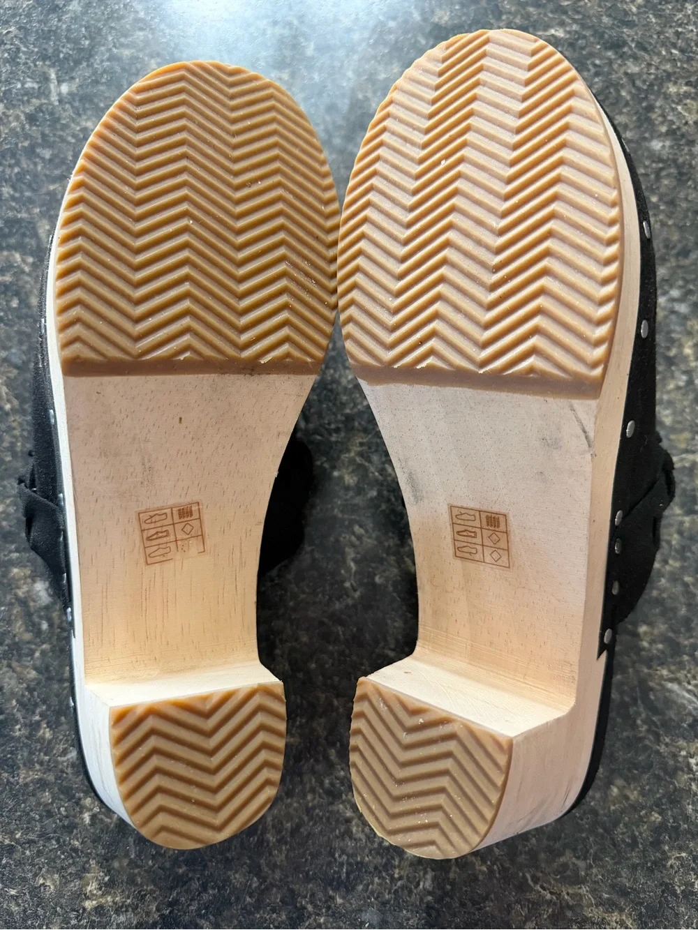 J. Crew Black Braided-Trim Mule Clogs